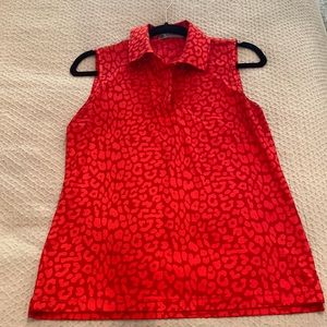 GFore women’s collared golf tank